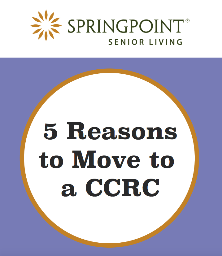5 Reasons to Move to a CCRC Infographic