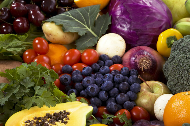 Healthy foods filled with essential vitamins and minerals.