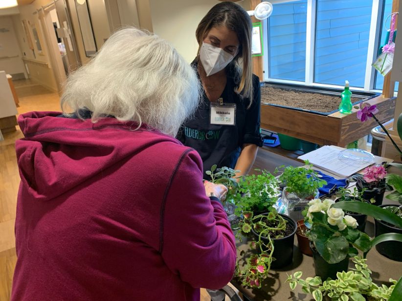 New Mobile Therapeutic Sensory Garden at Springpoint Engages Residents Cognitively and Creatively