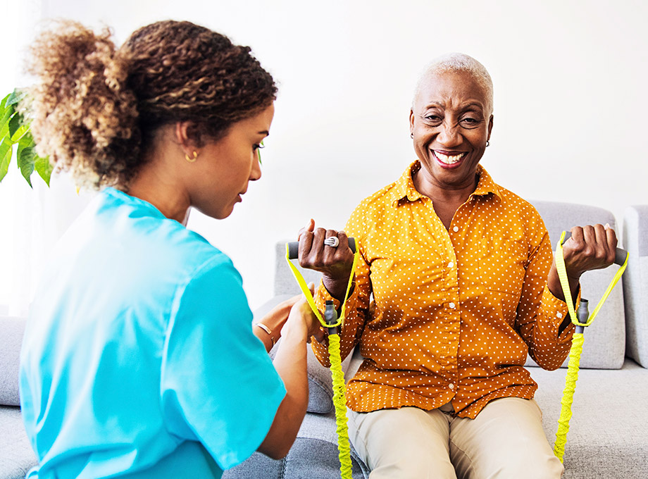 Senior rehab scene