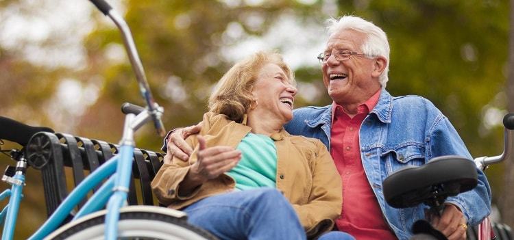 Active seniors enjoying an independent lifestyle