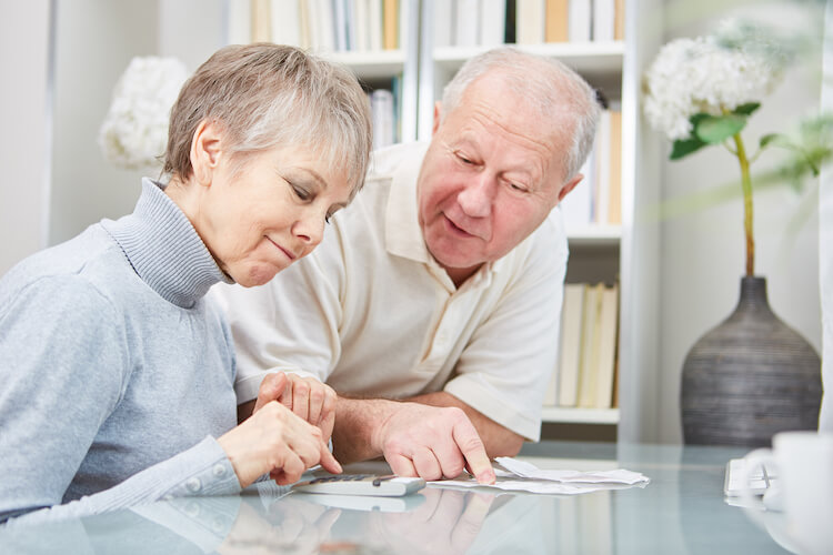 Senior couple planning for their retirement lifestyle