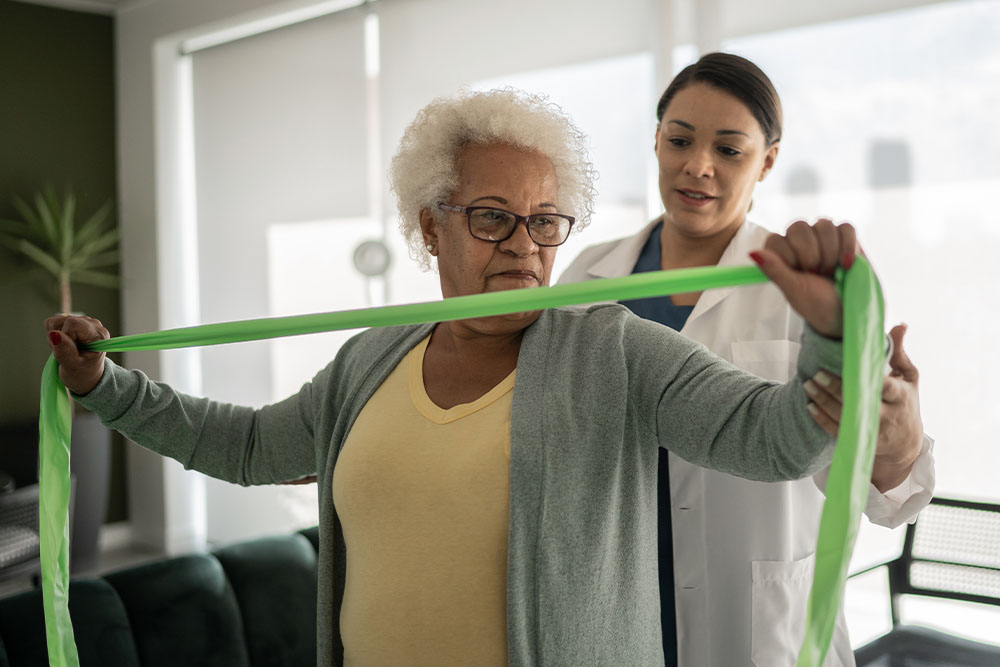 Snap Back into Shape: 8 Resistance Band Exercises for Seniors - Springpoint  Senior Living