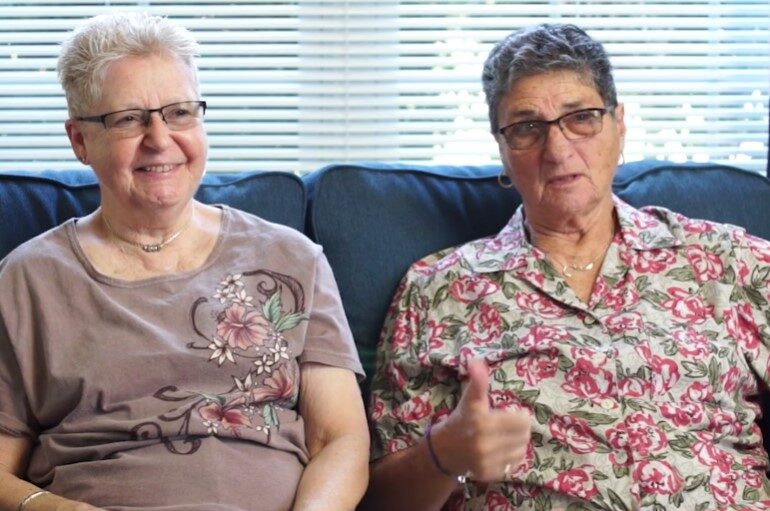 Barbara Passikoff and Sandra Pace, Springpoint Choice members