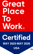 Great Place to work badge 2025