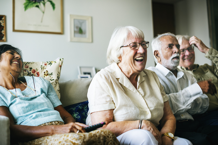 Holiday movie marathons are a great way for older adults to connect with family and friends.